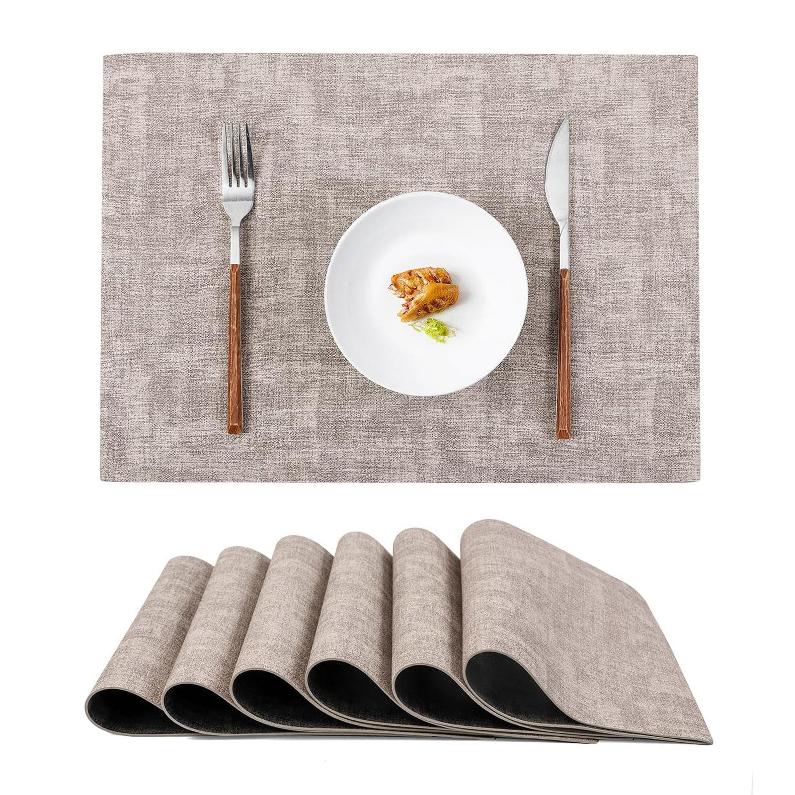 LEAZZLE Platzset 6er Set Wasserdichte Tischset günstig online kaufen
