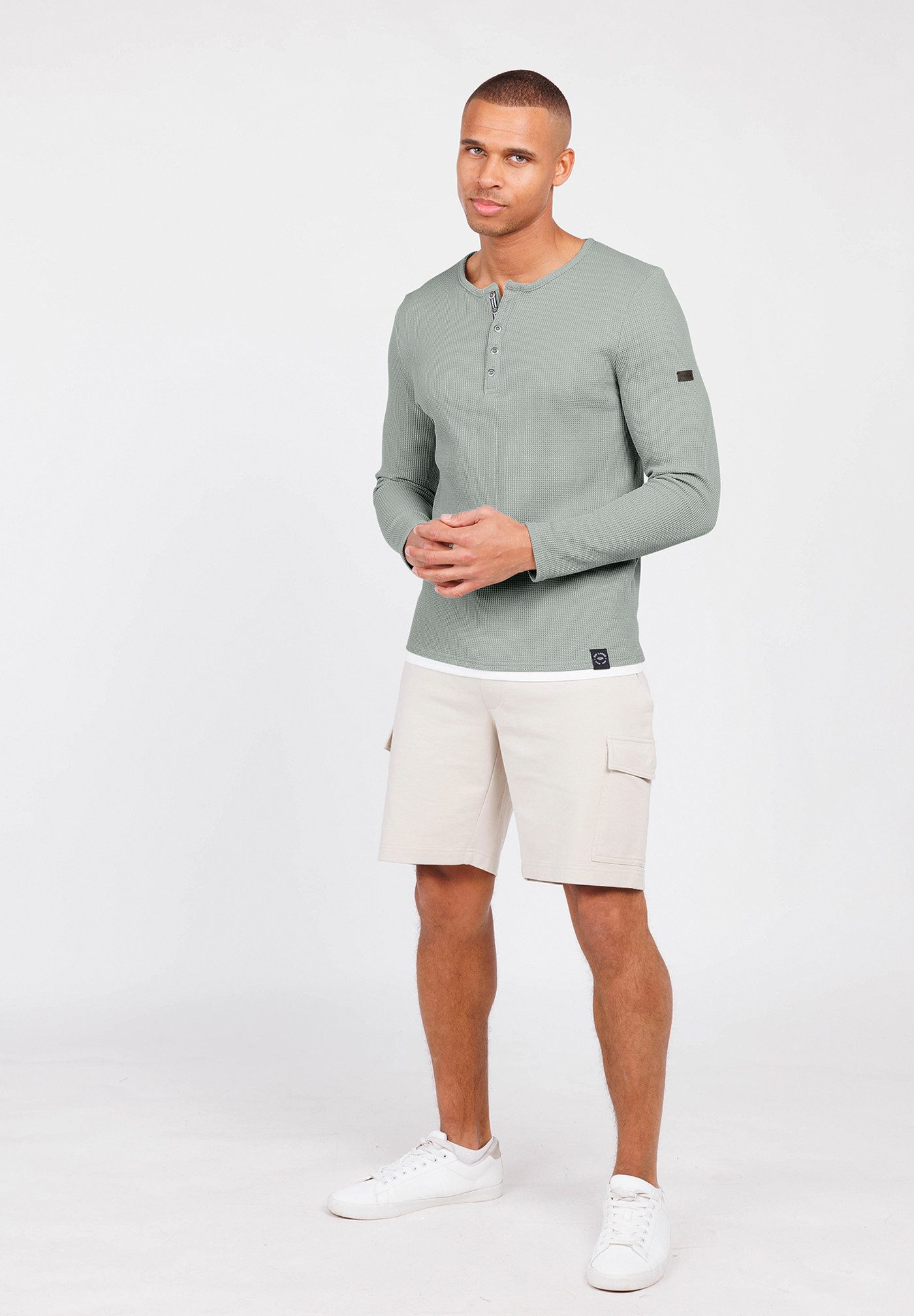 Key Largo Sweatjacke MSW SANDRO button günstig online kaufen
