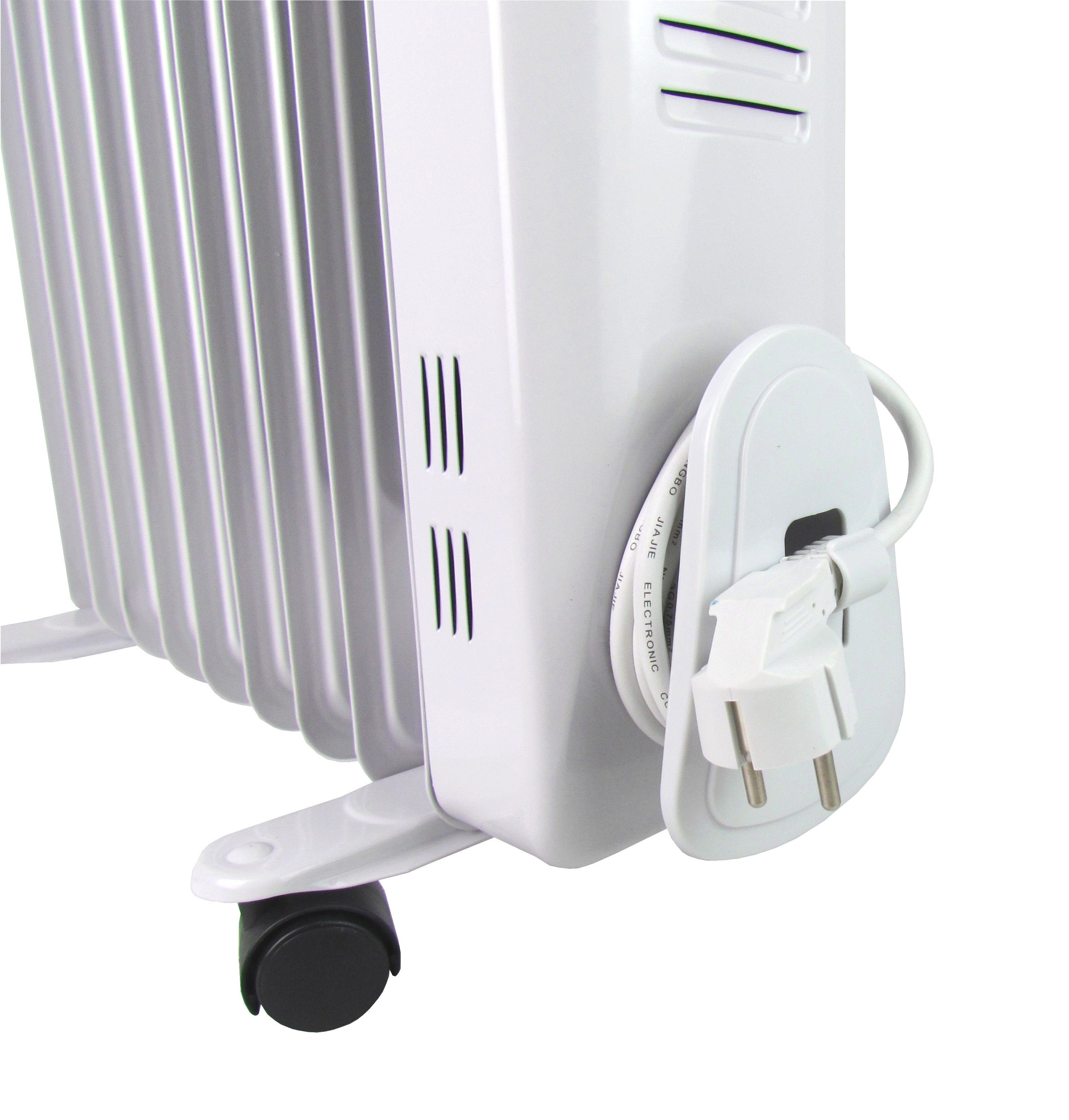 CLATRONIC Ölradiator 9 Rippen-Ölradiator – 3 Leistungsstufen mit bis zu 2000 Watt, 2000 W