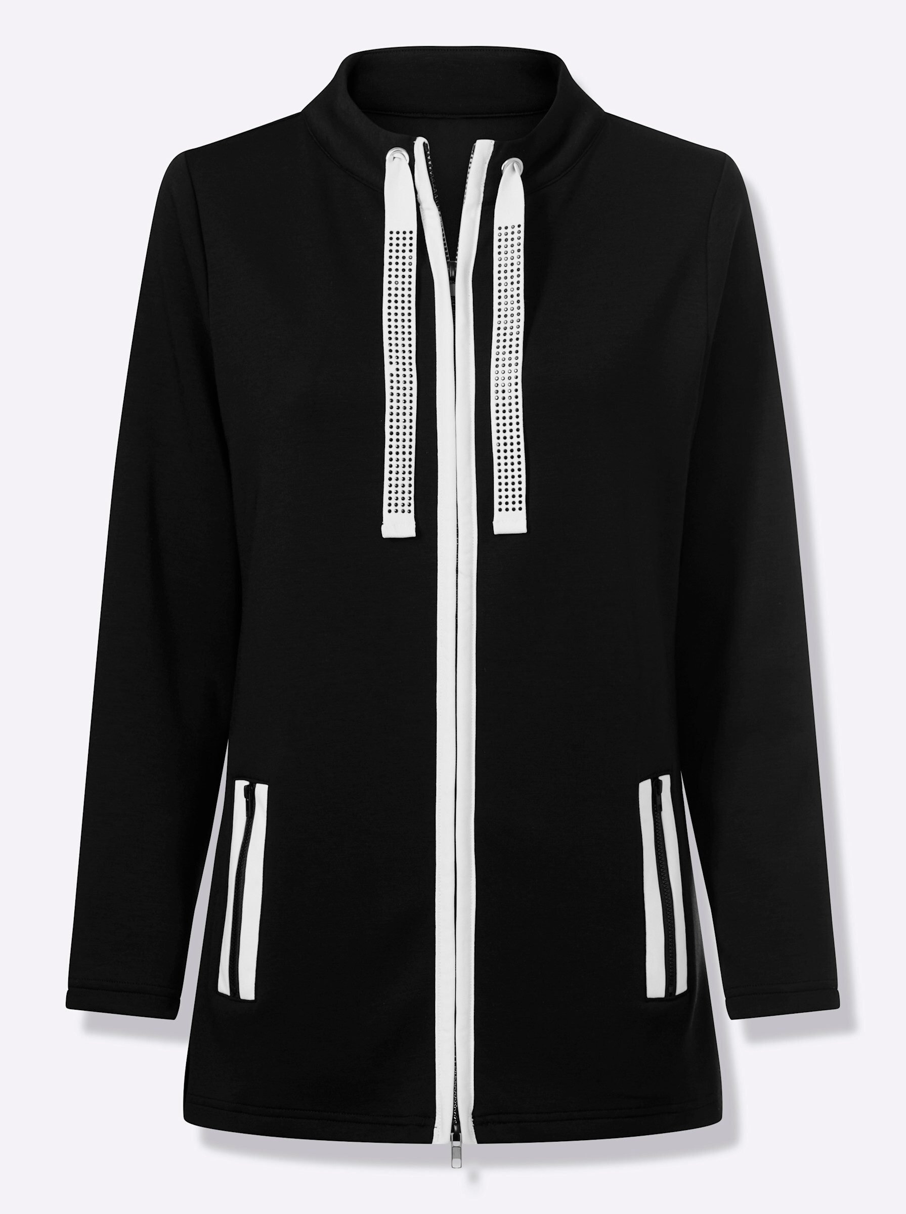 Shirtjacke Sweatjacke Langarm