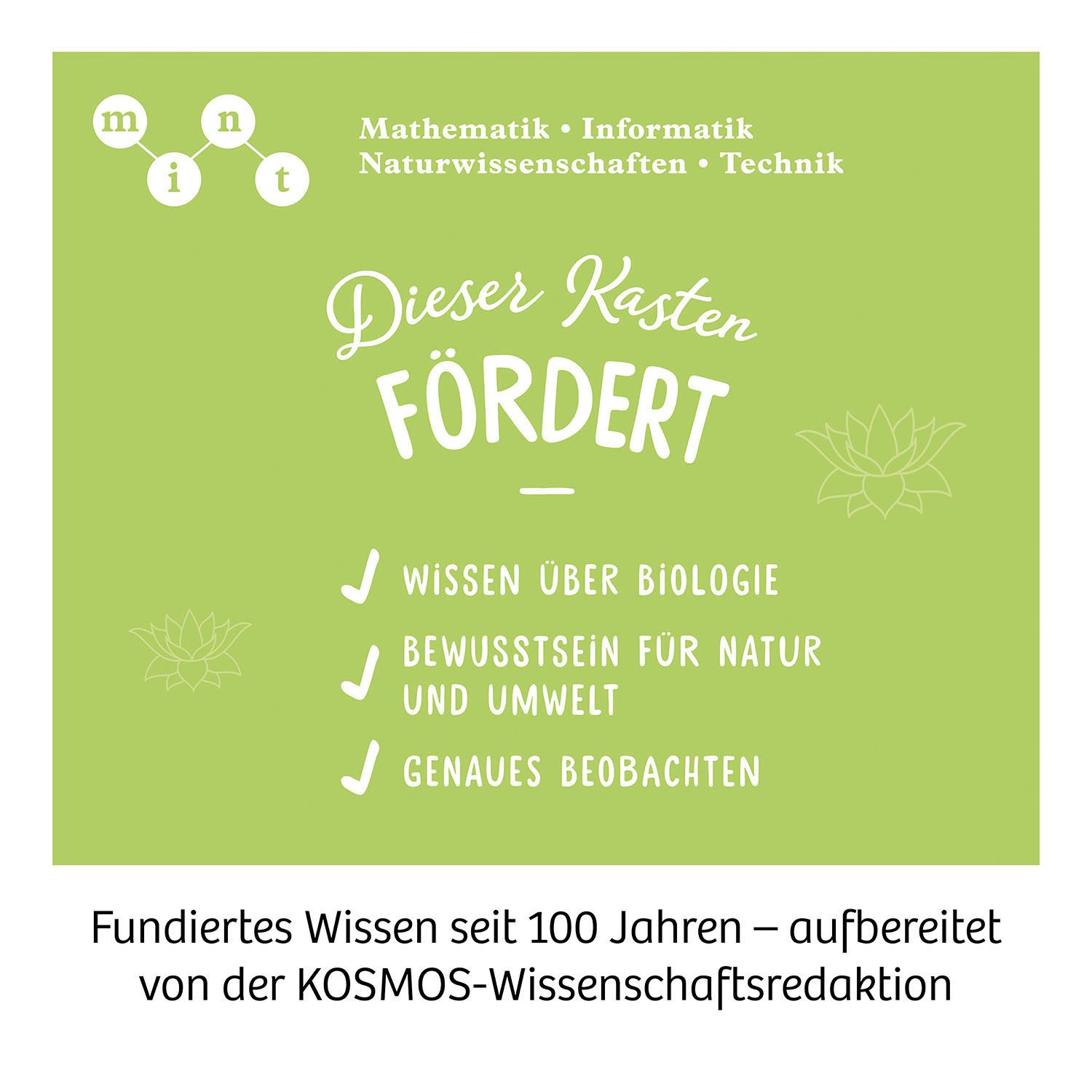 Kosmos Experimentierkasten Lotusblume, Made in Germany