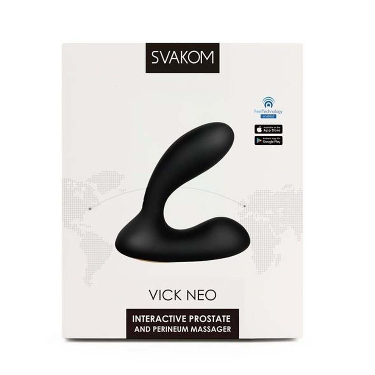 Svakom Analvibrator CONTROLLED, jeweils 5 Vibrationsmodi 7 interaktiv Intensitäten, VICK CONNEXION APP in wasserdicht, SERIES NEO