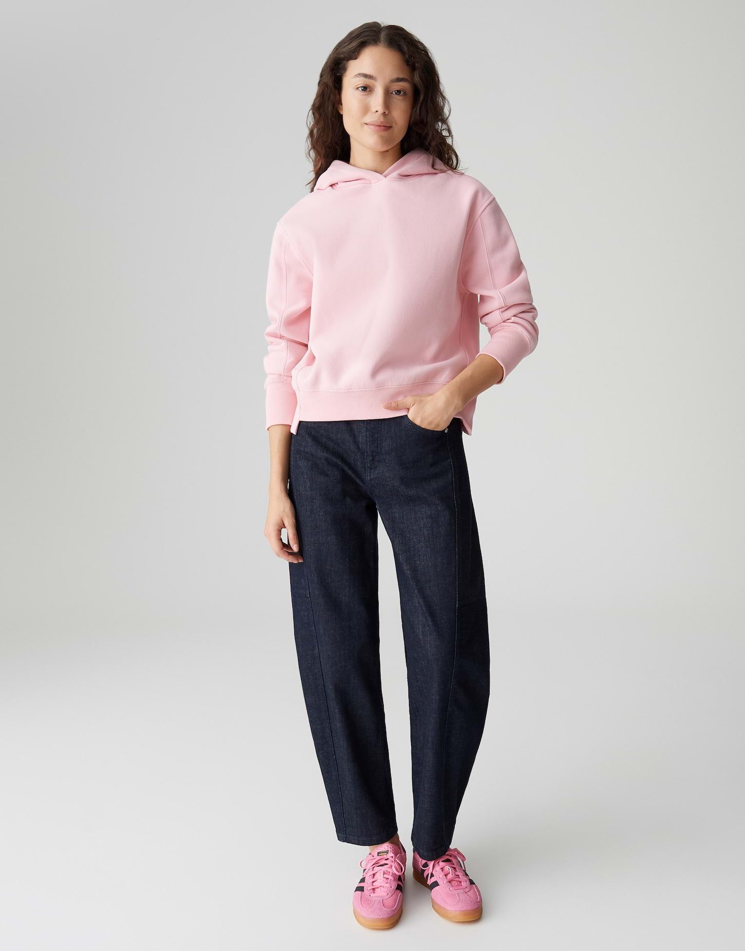 OPUS Sweatshirt GESPI Regular aus weichem Baumwollmix lockere Passform, weicher Griff, atmungsaktiv