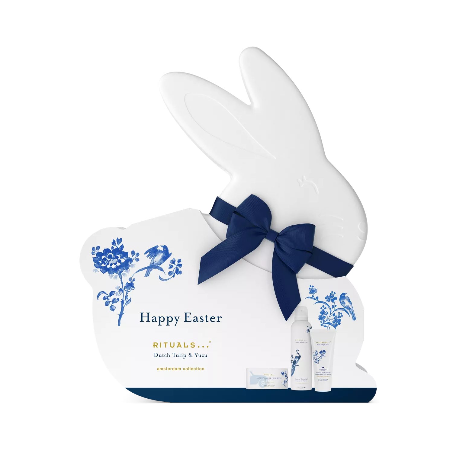 Rituals Pflege-Geschenkset Rituals Easter Giftset Amsterdam Collection Limited Edition, 3-tlg., Oster-Geschenkset mit Yuzu-Tulpen-Duft in Hasenbox