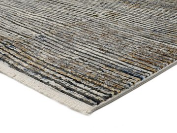 Teppich COLORADO STRIPE, Musterring, rechteckig, Höhe: 5 mm, exclusive MUSTERRING DELUXE COLLECTION hochwertig gekettelt Fransen