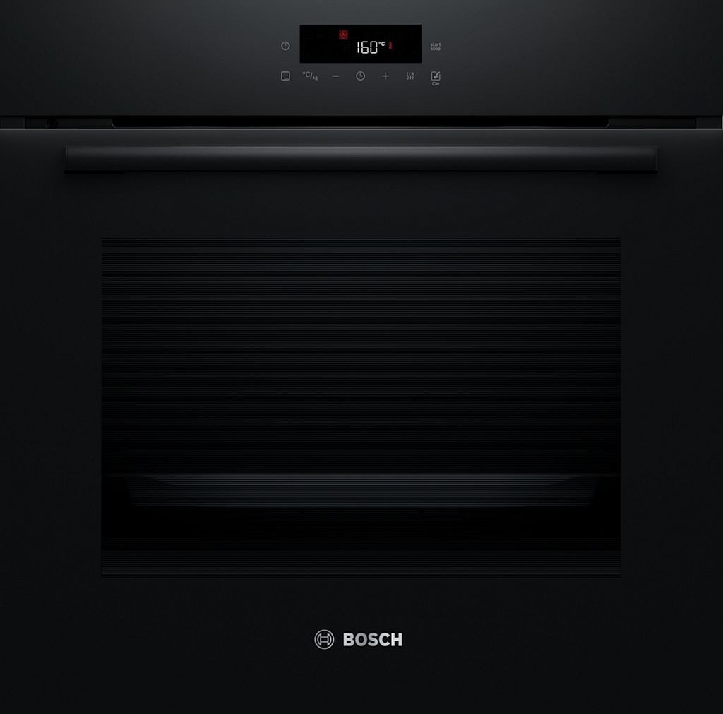 BOSCH Backofen-Set Pyrolyse 3D Heißluft + PKM Induktionskochfeld Flexzonen Slider, Pyrolyse-Selbstreinigung Hydrolyse