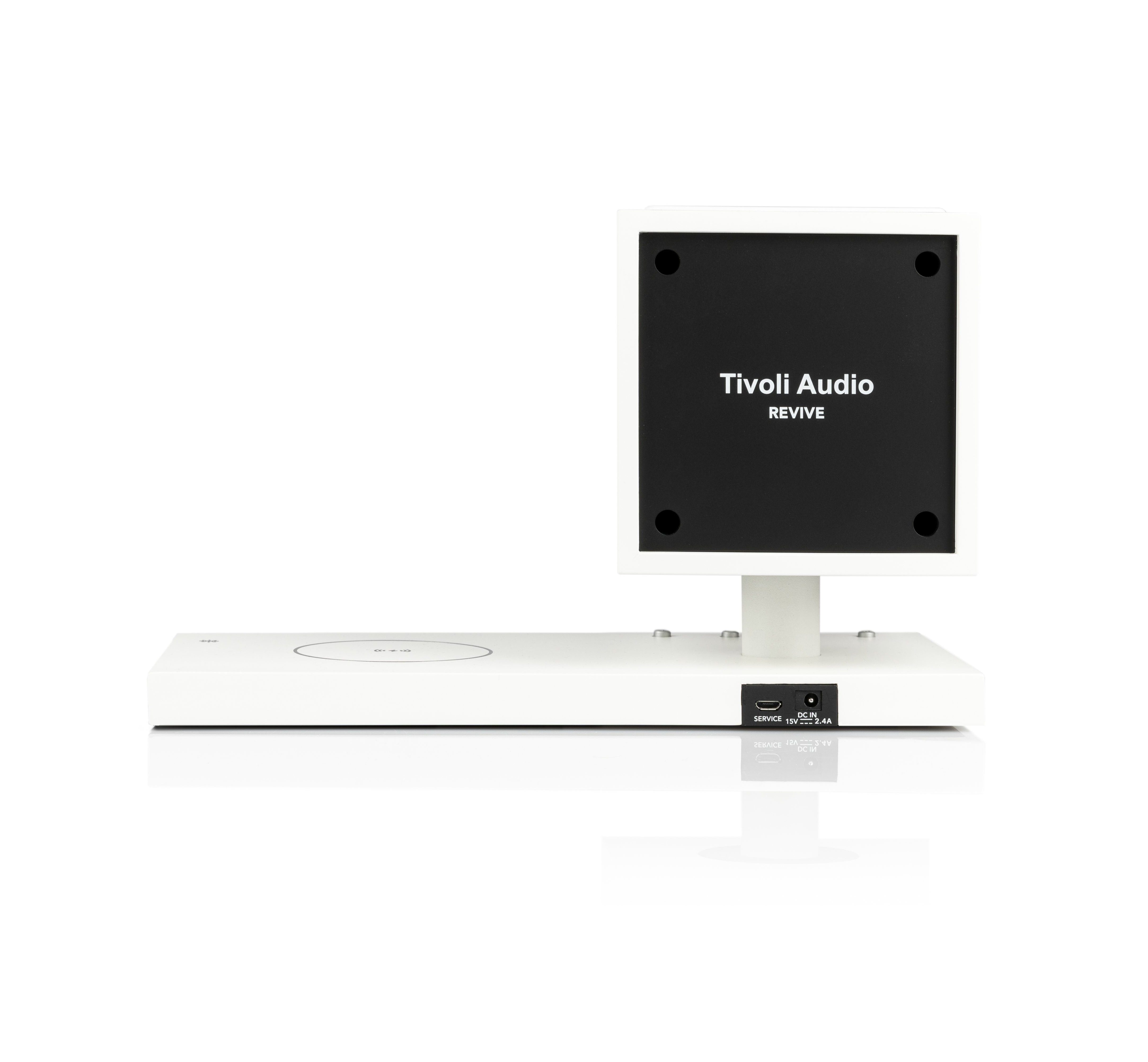 Tivoli Revive Weiss/Grau Bluetooth-Lautsprecher (Bluetooth, Qi-Ladefläche inkl. Wireless-Charging) für LED-Lampe, Audio