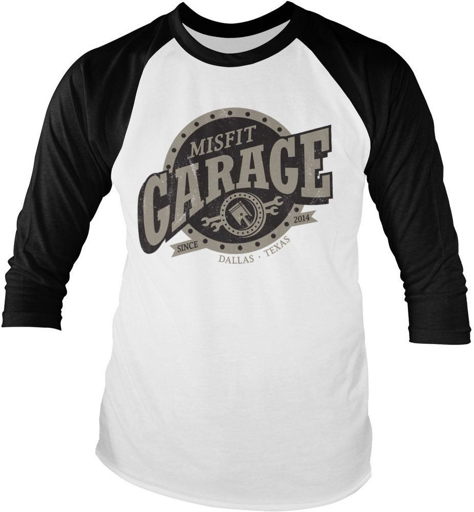 Longsleeve Piston Sign Baseball Long Sleeve Tee