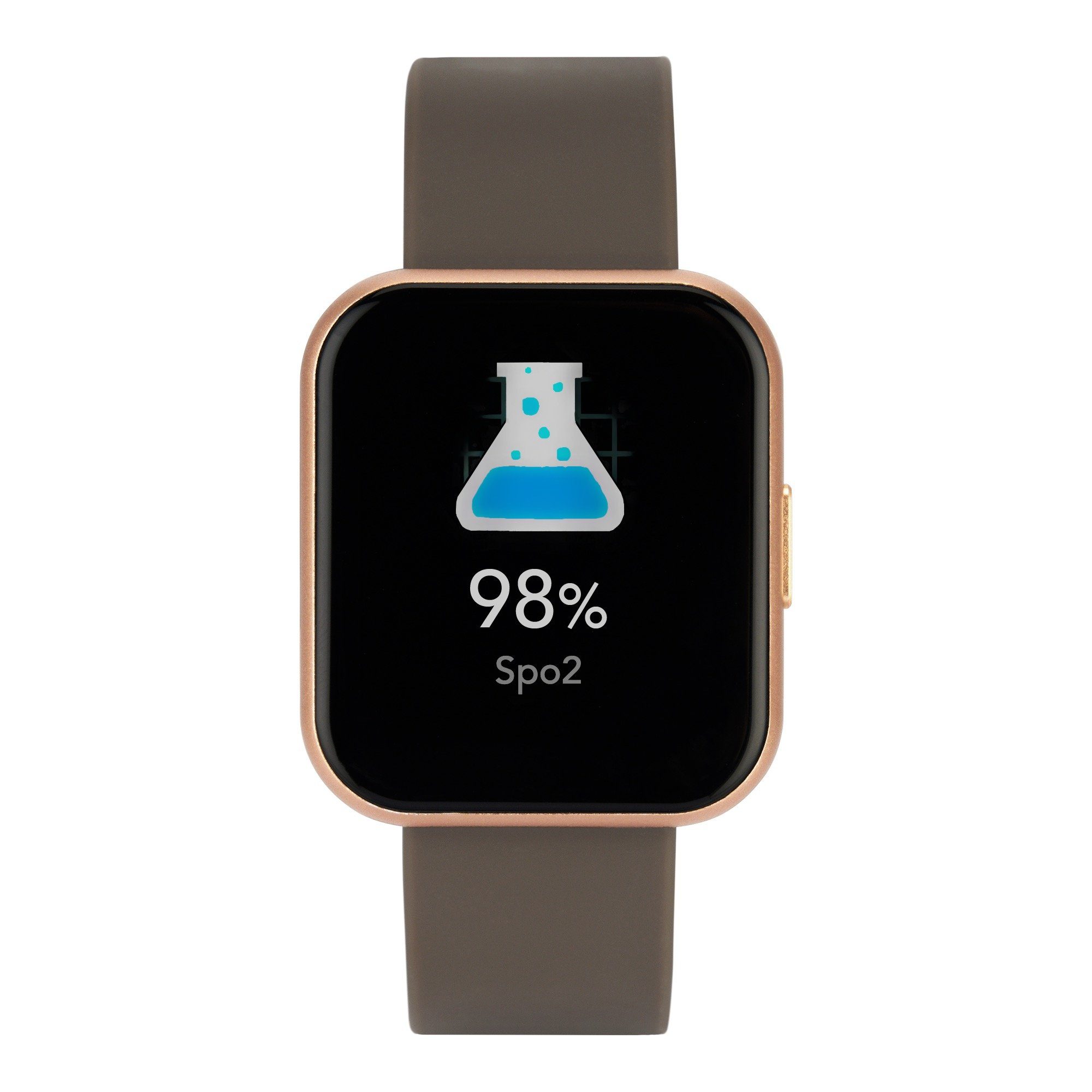 XCOAST IVE-2 Fitnesstracker und Smartwatch (BxLxH: 2,6x3,2x10,9 cm, iOS 8.2 oder neuer / Android 4.4 oder neuer) Nachrichtenanzeige, 70 verschiedene Ziffernblätter, Puls, Herzfrequenz, Blutdruck, Blutsauerstoff, 21 Sportmodi
