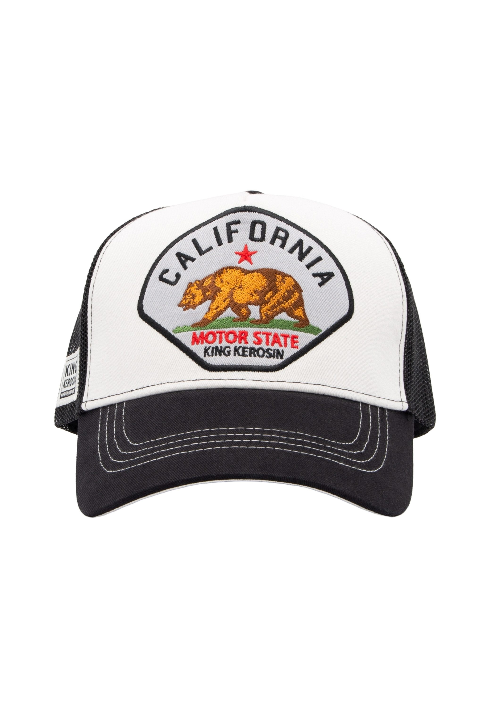 KingKerosin Trucker Cap California (1-St) mit Motiv Stickerei