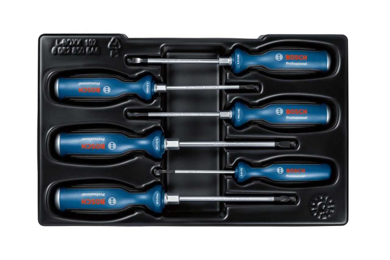 BOSCH Schraubendreher Bosch Professional Schraubendreher-Set 6-teilig