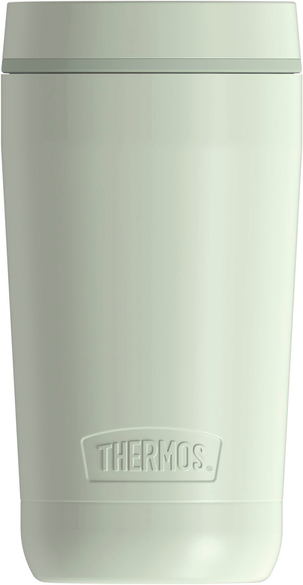 THERMOS Thermobecher GUARDIAN MUG, aus doppelwandigem Edelstahl, spülmaschinenfest, 1-tlg., Edelstahl, Silikon, doppelwandiger Edelstahl