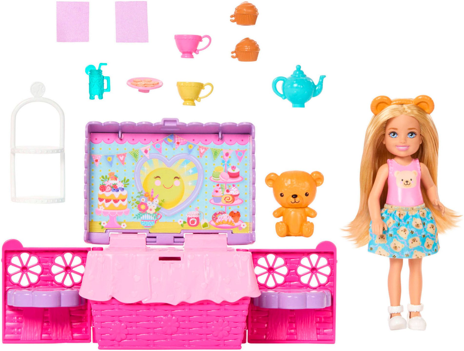 Barbie Anziehpuppe Barbie Chelsea Picknick Party Spielset günstig online kaufen