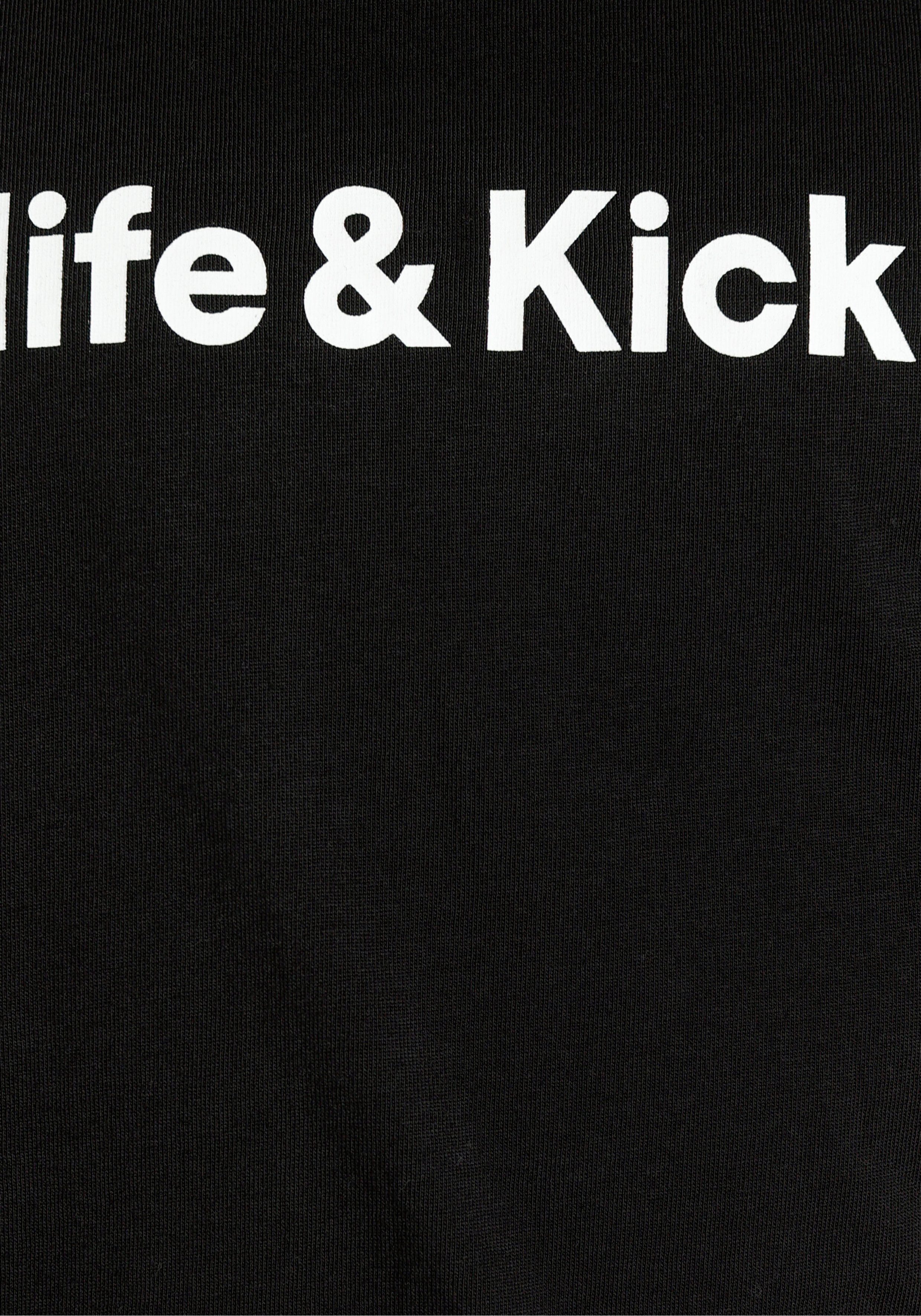 für NEUE MARKE! Kickin Kids. Alife & Alife&Kickin Logo-Print, T-Shirt