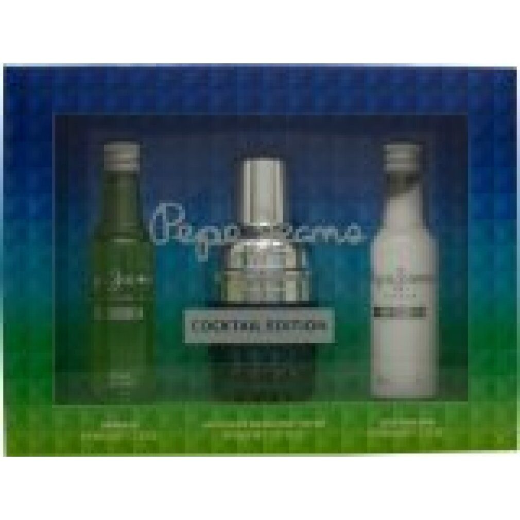 Pepe Jeans Eau de Toilette For Him Cocktail Geschenk-Set EDT + Duschgel + Aftershave-Balsam