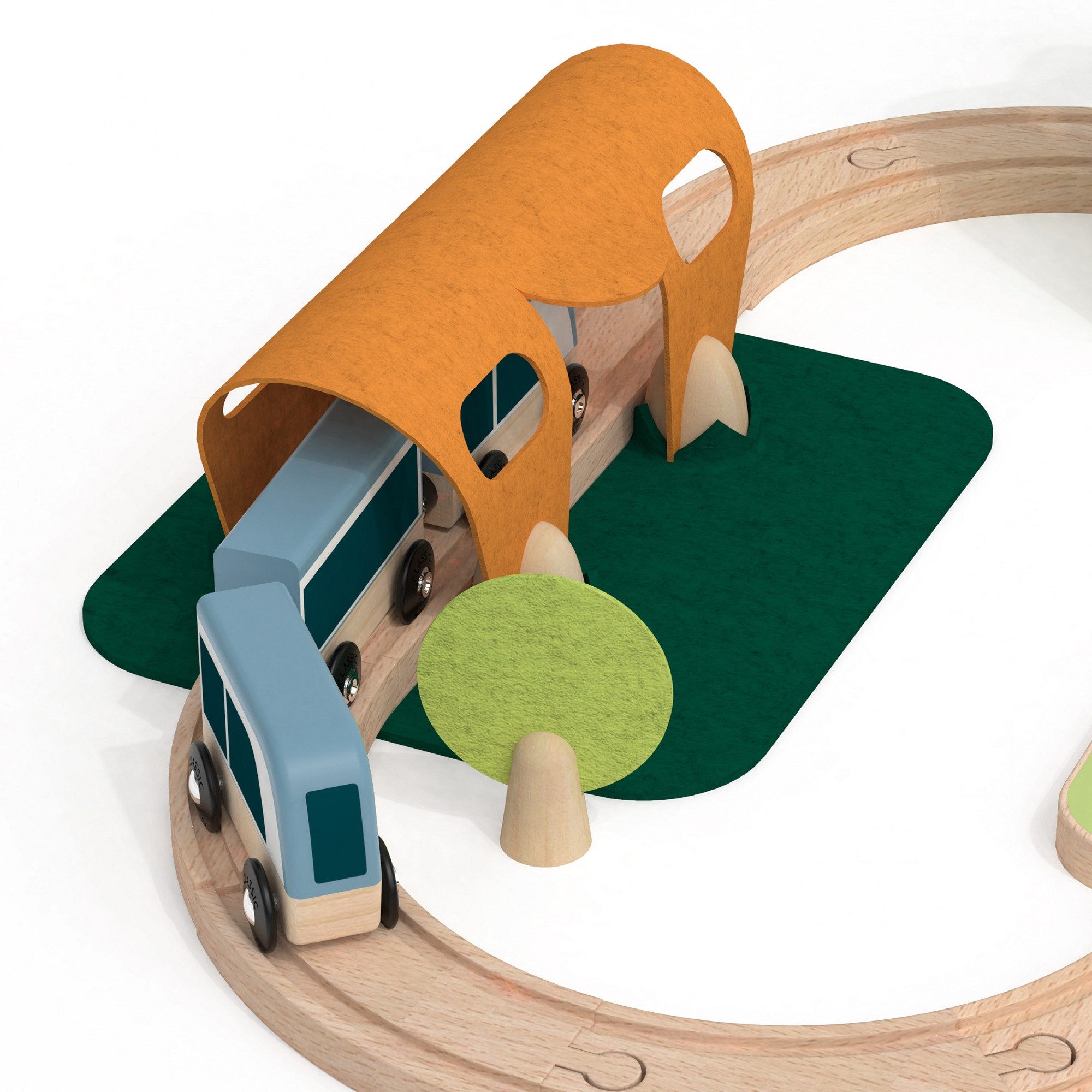 Classic World Spielzeug-Eisenbahn Classic World - Kleiner Zug - 44x33x16cm - ab 3 Jahre