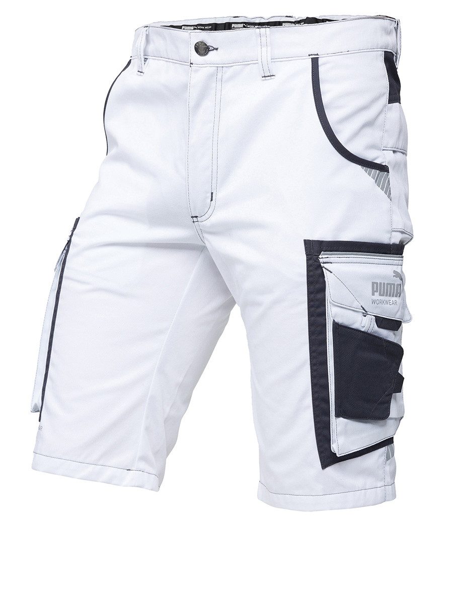 PUMA Workwear Arbeitsshorts PRECISION X - kurze Arbeitshose Damen - Bequeme Passform Robustes und flexibles Material mit Reflektoren - Praktische Taschen