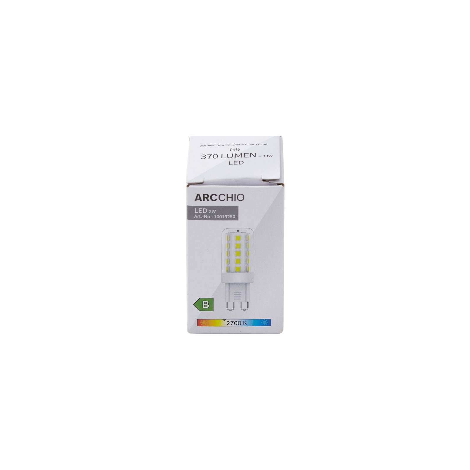 Arcchio LED-Leuchtmittel LED-Lampe G9, G9, warmweiß