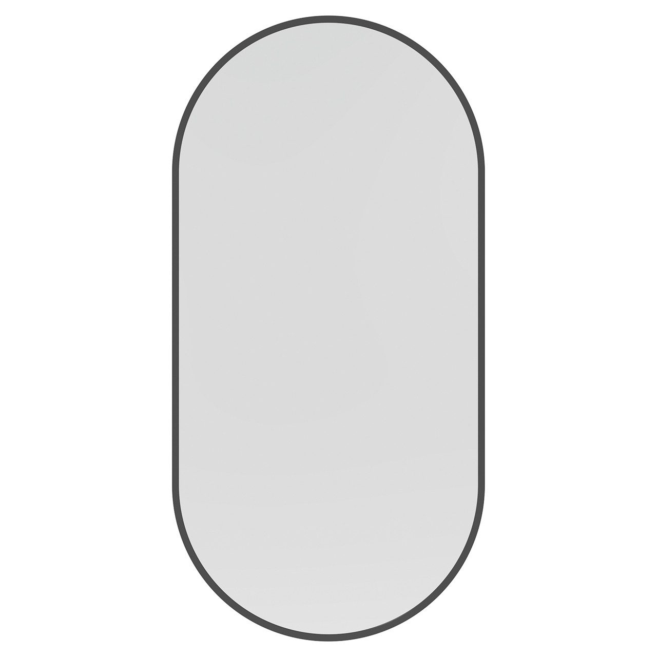 ArtUniverse Wandspiegel Oval Gerahmt 40 x 80 cm (1-St)