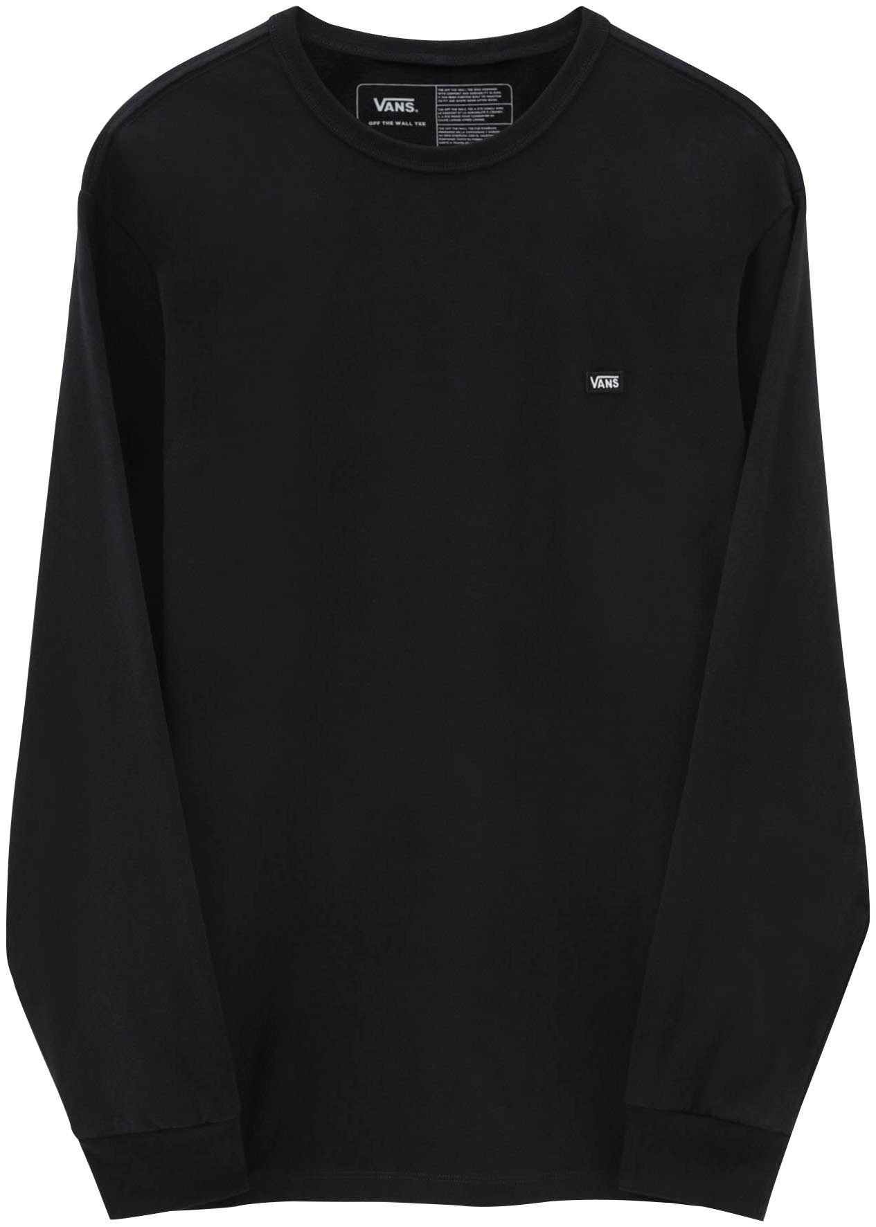 black THE Langarmshirt CLASSIC OFF WALL Vans MN LS