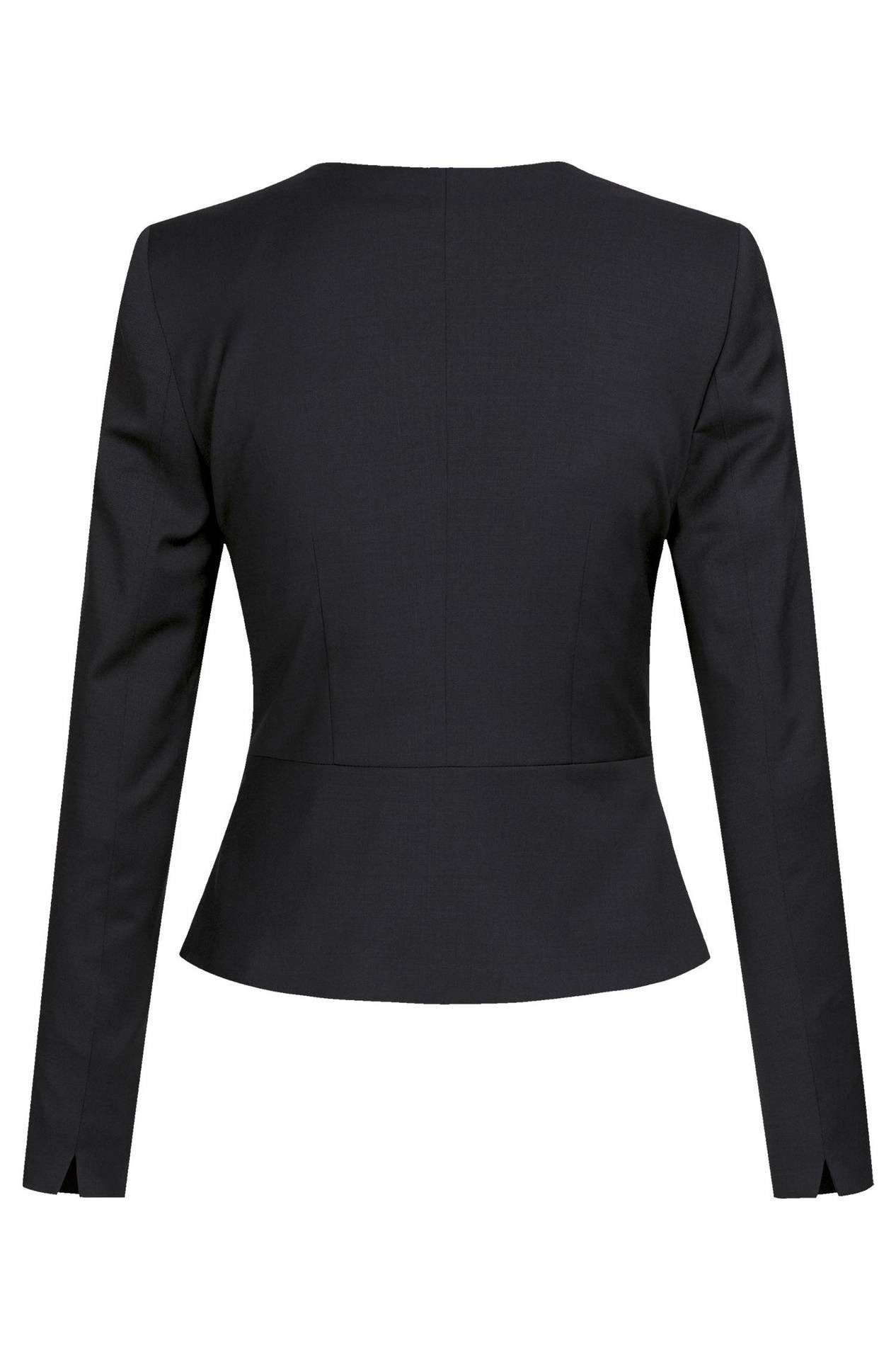 GREIFF Kurzblazer Greiff Modern WITH 37.5® Damen Business-Blazer Slim-Fit Schwarz