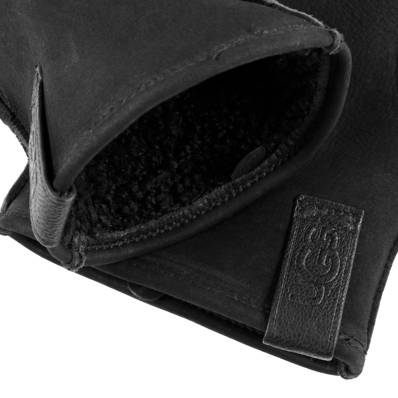UGG Lederhandschuhe Handschuhe mit schwarz Futter