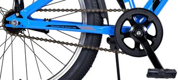 Volare Kinderfahrrad Kinderfahrrad Cross für Jungen 20 Zoll Kinderrad Blau, Rücktrittbremse