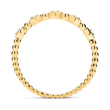 Brilladia Diamantring 750er Gold Ring mit 5 Brillanten