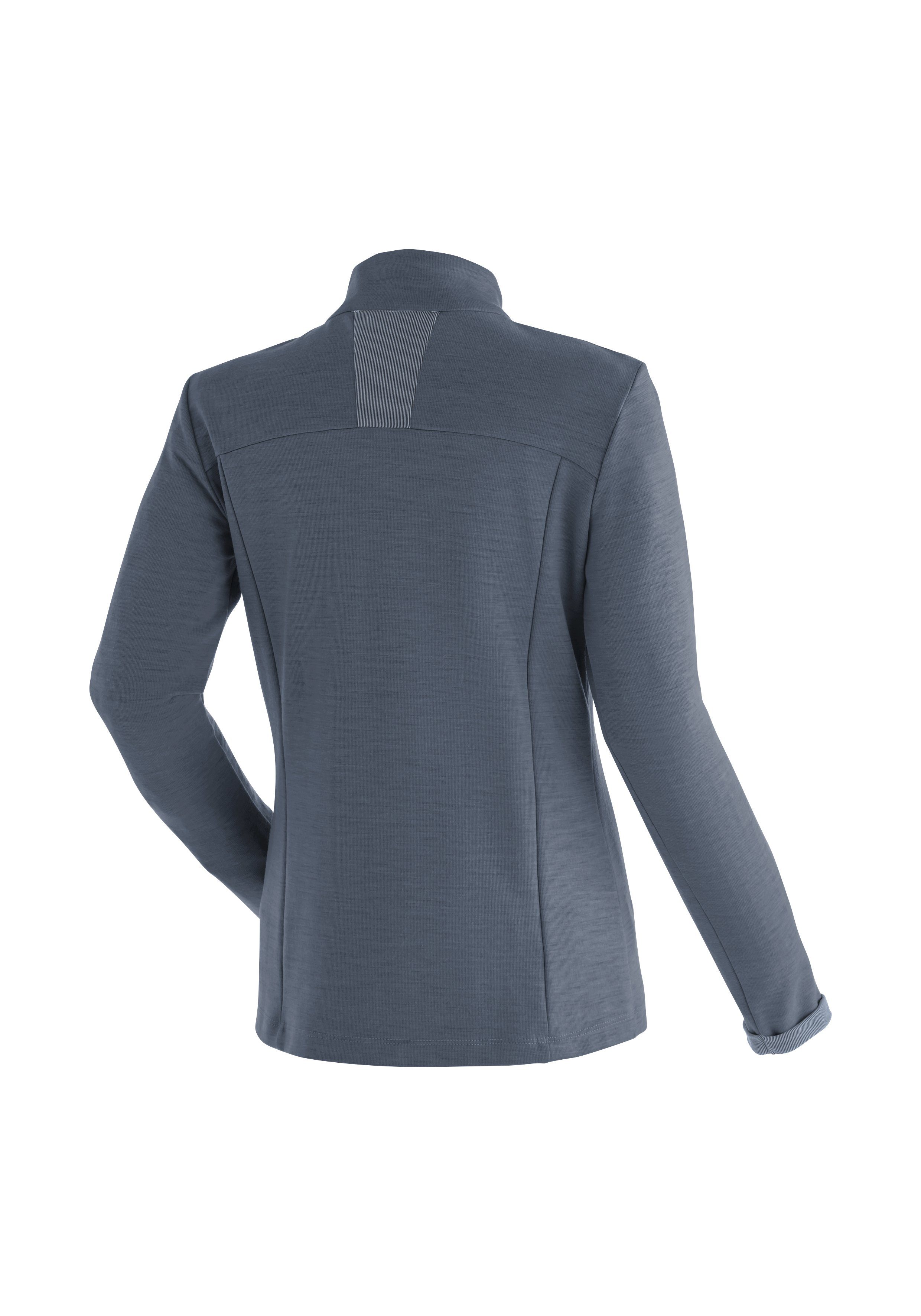 Maier Sports Funktionsshirt Skutvik W Midlayer-Jacke für Damen, ideal für Outdoor-Aktivitäten