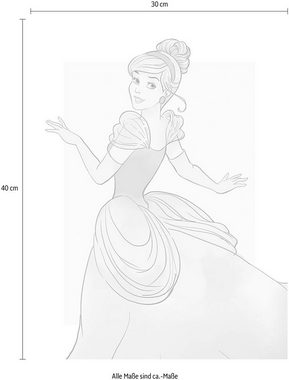 Komar Poster Cinderella Beauty, Disney (1 St), Kinderzimmer, Schlafzimmer, Wohnzimmer