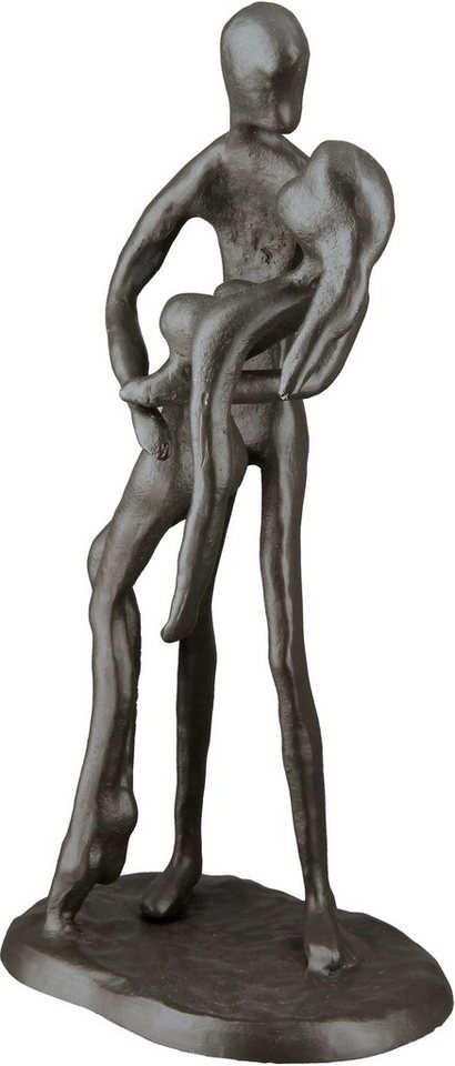 Casablanca by Gilde Dekofigur »Design Skulptur Im Arm, braun« (1 Stück), Dekoobjekt, aus Metall, Höhe 20 cm, Pärchen, Wohnzimmer-kaufen