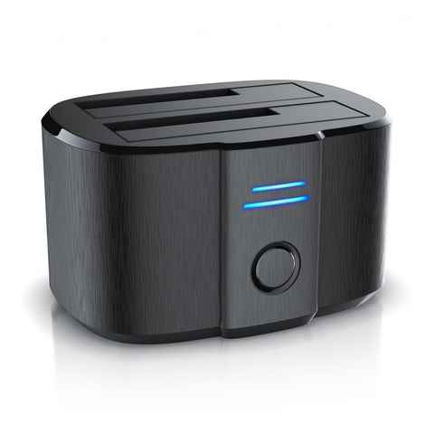 CSL Festplatten-Dockingstation, USB 3.0 HDD Klon inkl. UASP-Unterstützung 2,5"+3,5" / SATA-I+II+III