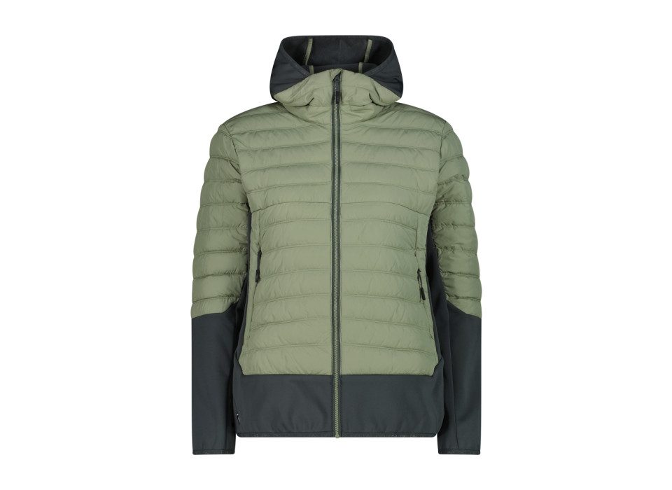 CMP Funktionsjacke WOMAN JACKET HYBRID FIX HOOD