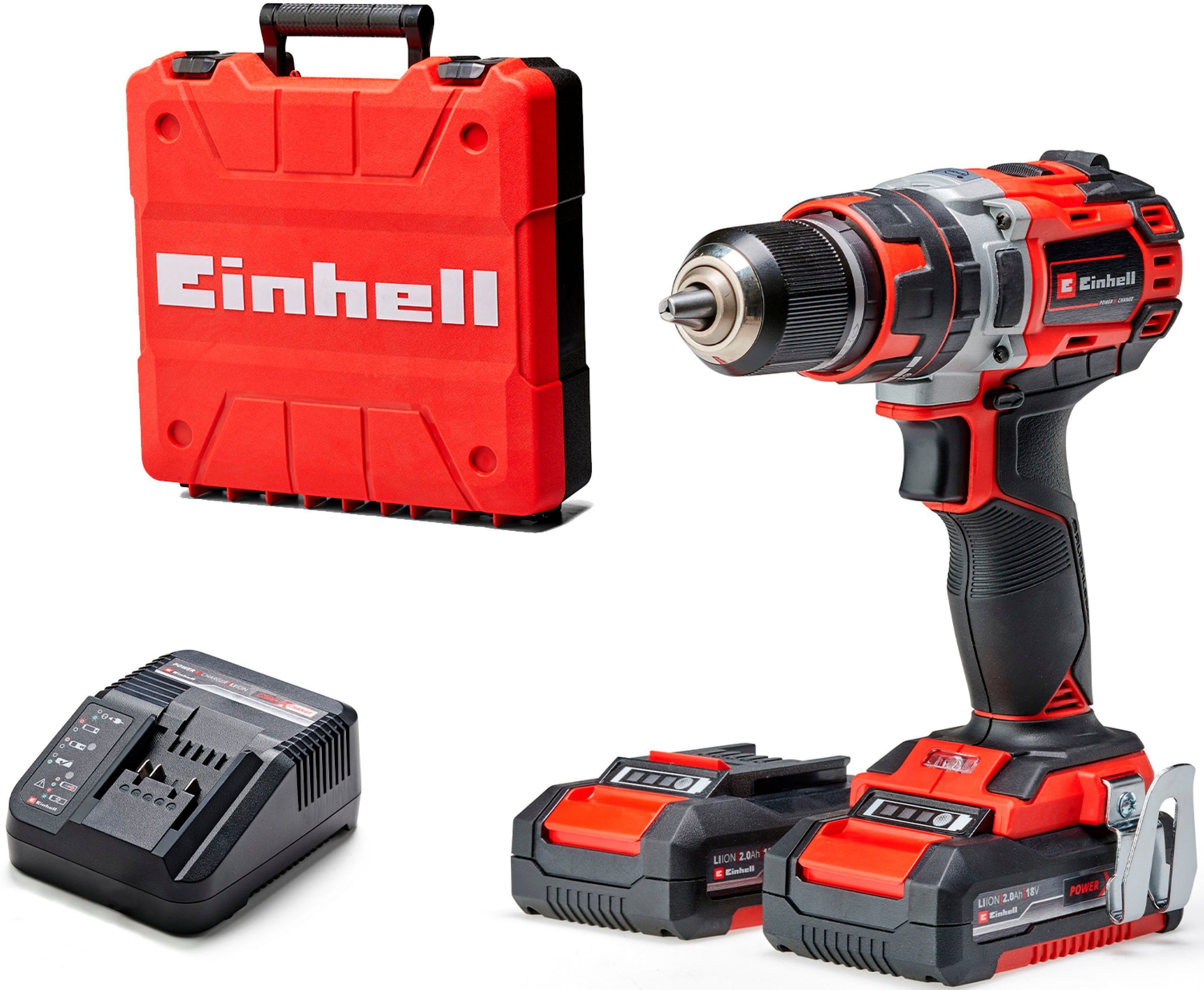 Einhell Akku-Schlagbohrschrauber TP-CD 18/50 Li-i BL (2x2,0Ah), max. 1800 U günstig online kaufen