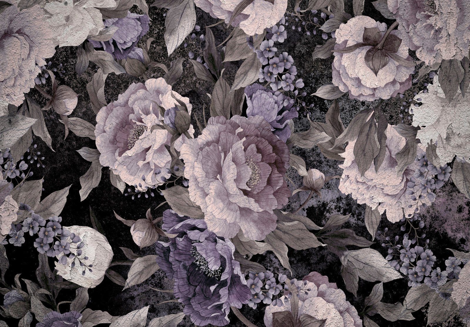 CONSALNET Papiertapete »Muster helle Blumen«, in pconsalnet papiertapete muster mit