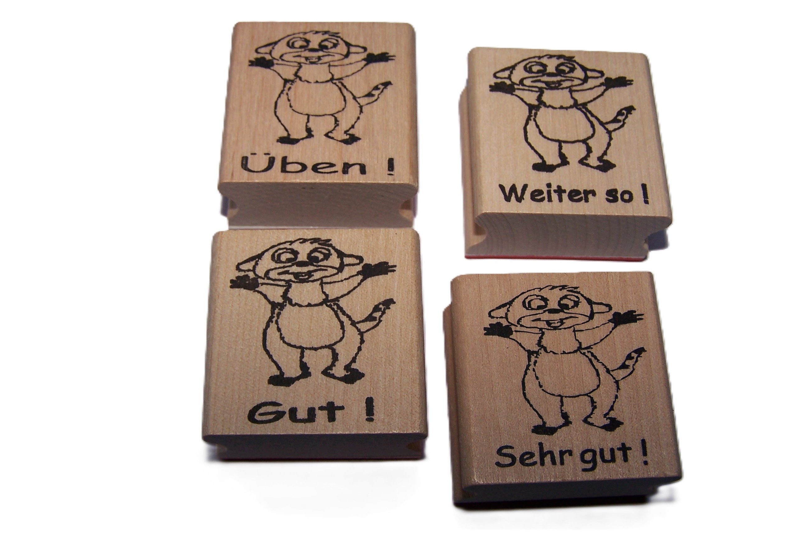 Stempel Erdmännchen Марки in der Schule als Печать учителя zur Motivation, Erdmännchen Марки für die Schule als Печать учителя zur Motivation