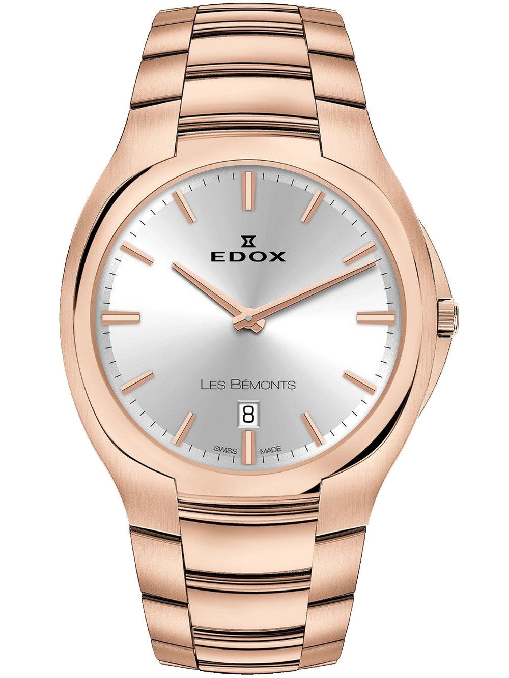 Edox Quarzuhr Edox 56003-37R-AIR Les Bemonts Herrenuhr 40mm 3ATM Edox 56003-37R-AIR Les Bemonts Herrenuhr 40mm 3ATM