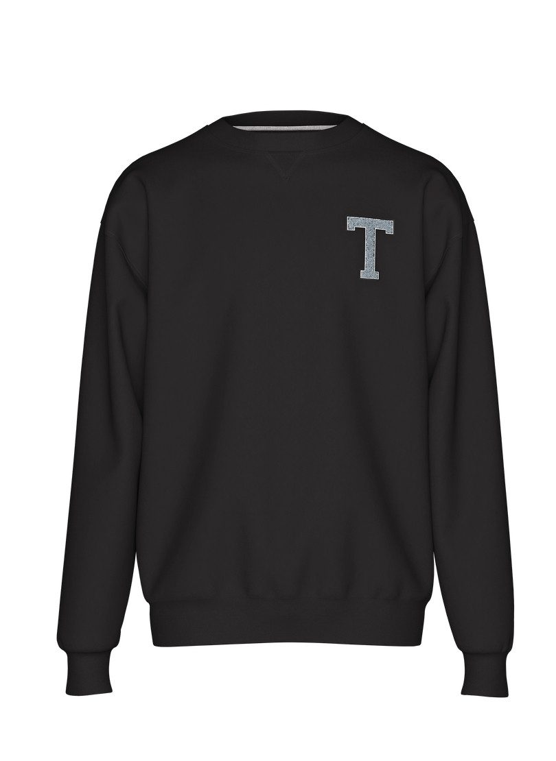 Trigema Sweatshirt TRIGEMA Sweatshirt mit modischem Patch günstig online kaufen