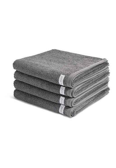 ROSS Handtuch Set Selection - Organic Cotton, Walkfrottee, (Spar-Set, 4-tlg), 4 X Handtuch - im Set - Baumwolle -
