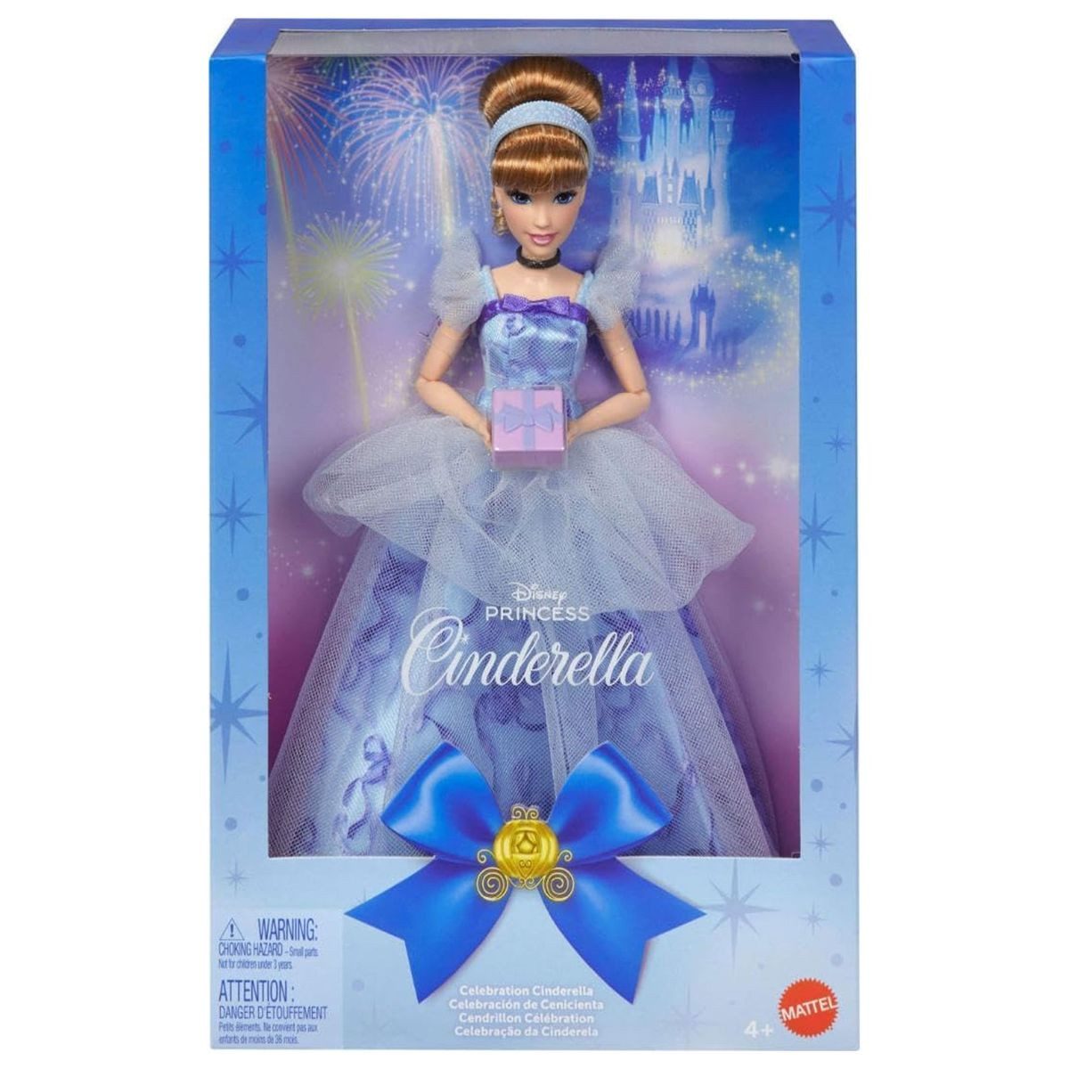 Mattel® Anziehpuppe Mattel JCR78 - Disney Princess - Cinderella Geburtstagsfeier Puppe + A
