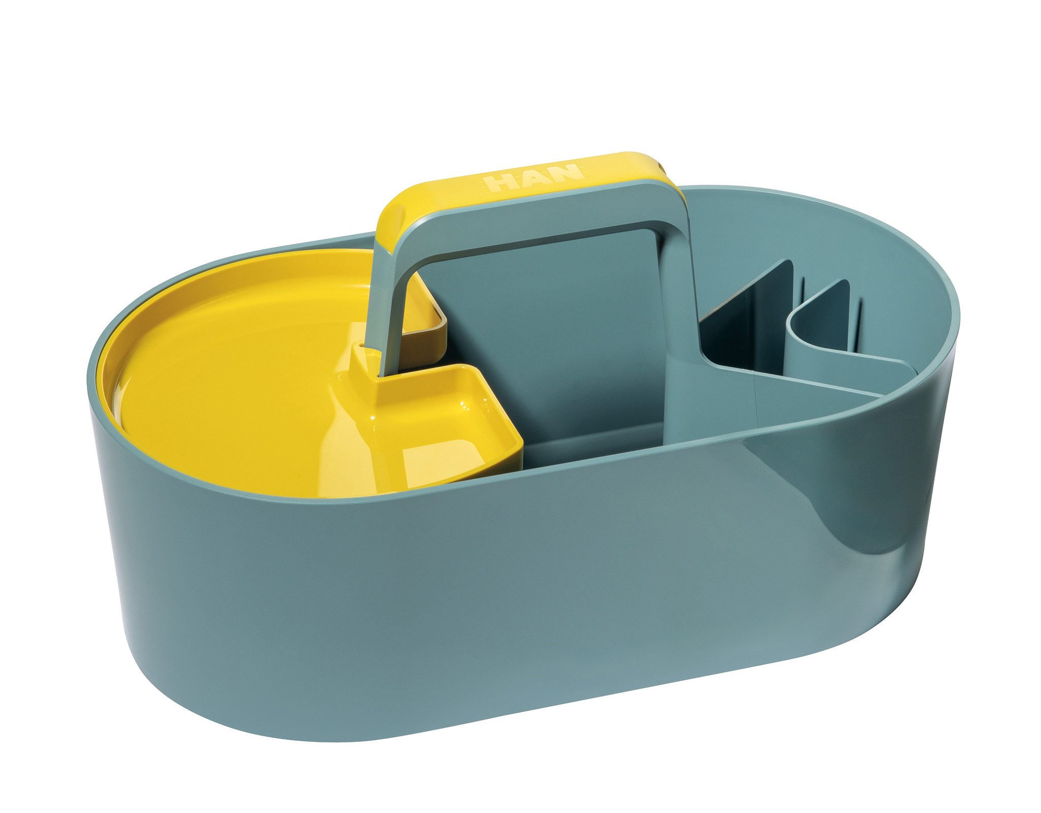 HAN Stehsammler 1200-44D Toolbox LOFT Ablageschale herausnehmbar Tragegriff Blau
