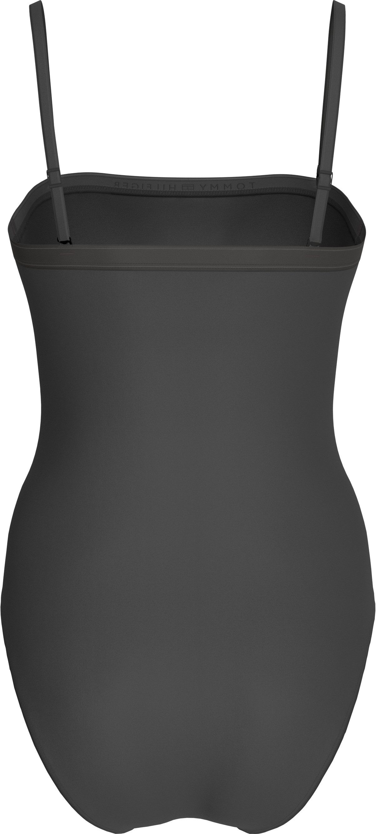 Tommy Hilfiger Swimwear Badeanzug STRAIGHT ONE PIECE im Bandeau-Stil, mit Logoschriftzug