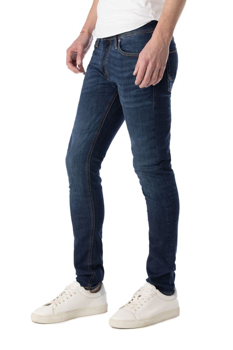& Jeans Blau Jones Skinny / Schnitt) Jack Jack Skinny-fit-Jeans Jeans Stretch (enger & Jones LIAMAM Herren Blue Denim