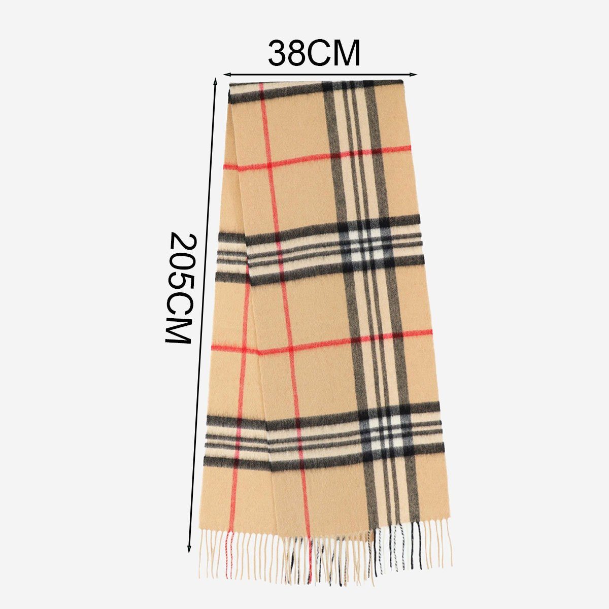 Plaid Weicher Frauen,für khaki Halstuch und Jormftte Winterschal für Luxuriöser Männer winter