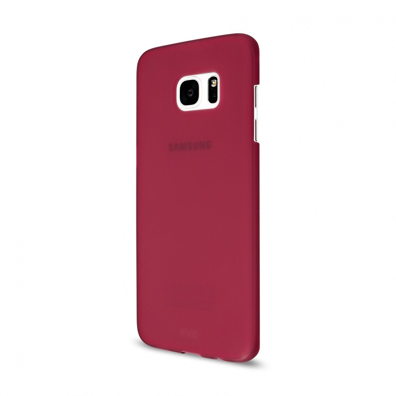 Artwizz Smartphone-Hülle Rubber Clip for Galaxy S7 edge, berry