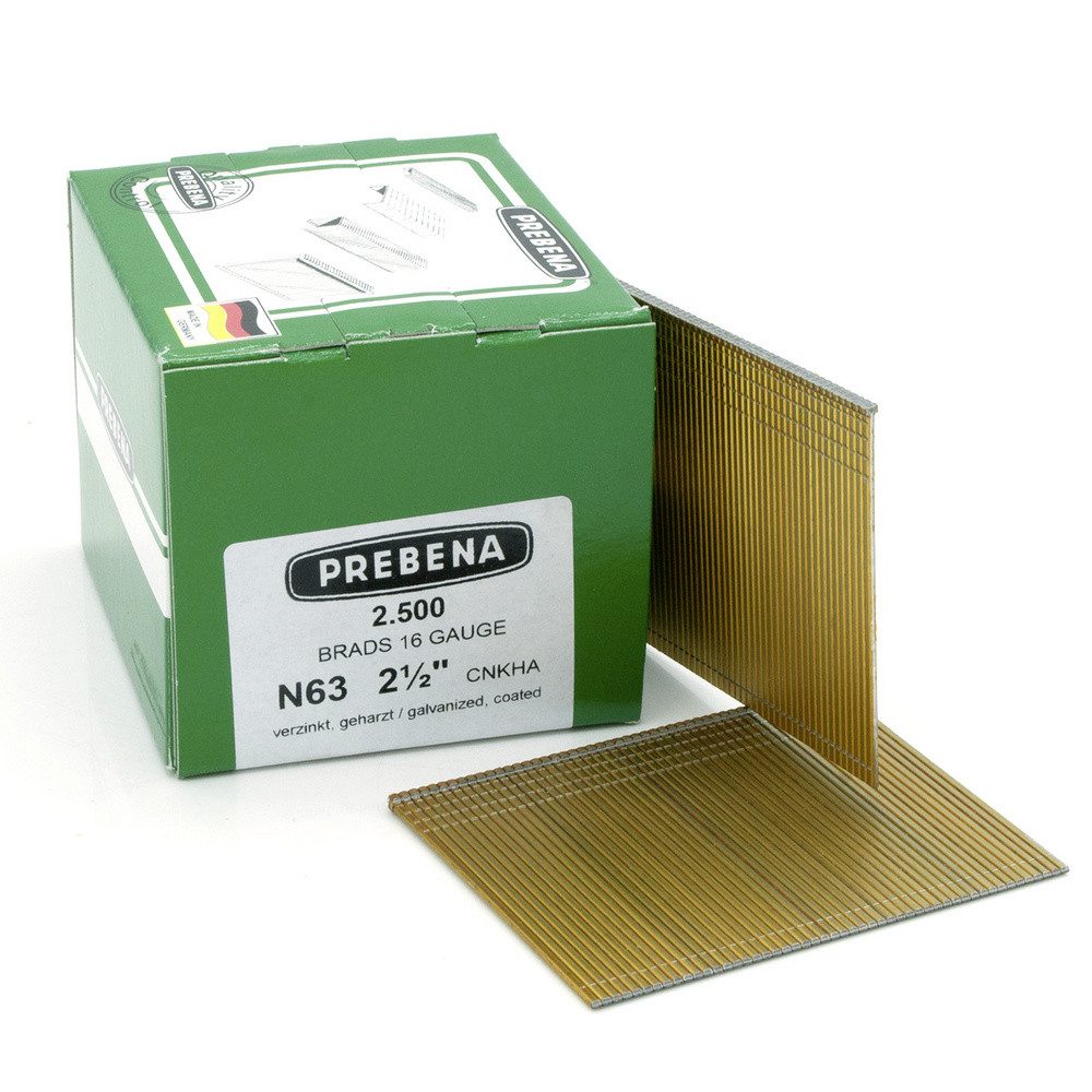 Prebena Handtacker Prebena N63CNKHA Stauchkopfnägel-Set Produktabmessung, Länge 63 mm 25