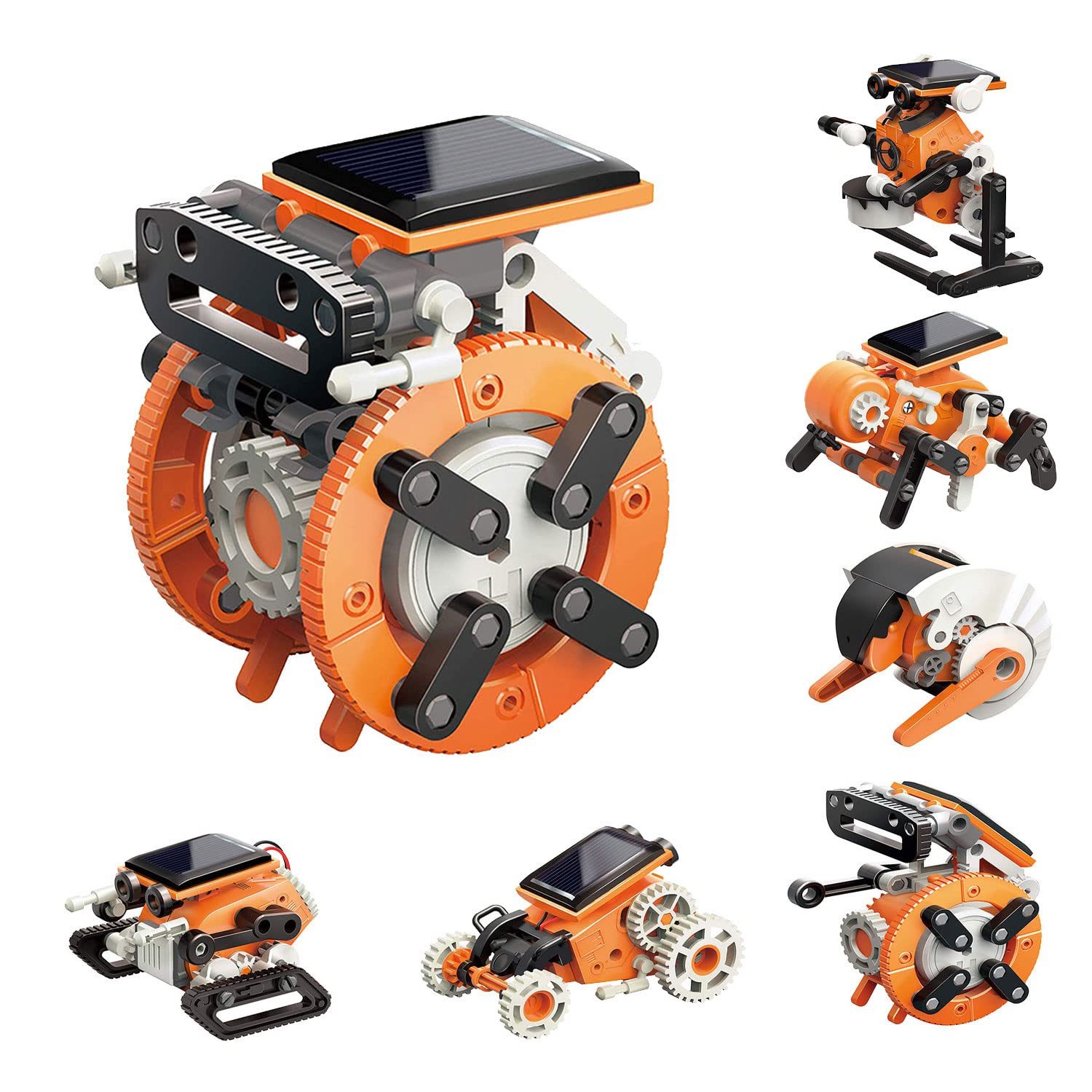 Lernspielzeug Solarroboter-Bausatz 7 in 1 MINT-Spielzeug Solarbetrieben 7-14 Jahre