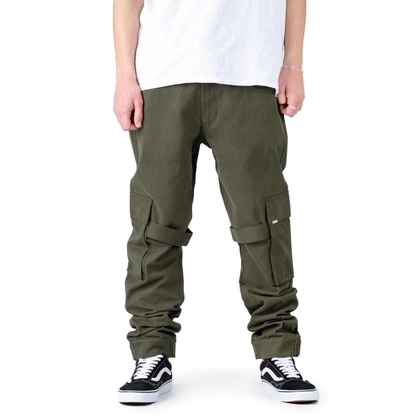 PEQUS Cargohose Pequs Sidepocket Cargo Straps Pant