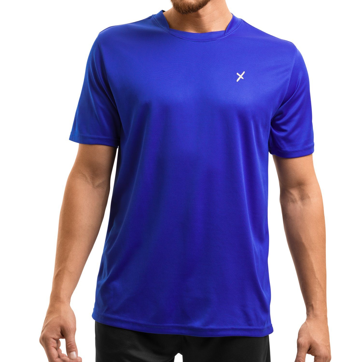 CFLEX Trainingsshirt Herren Sport Shirt Fitness T-Shirt piqué Sportswear Co günstig online kaufen