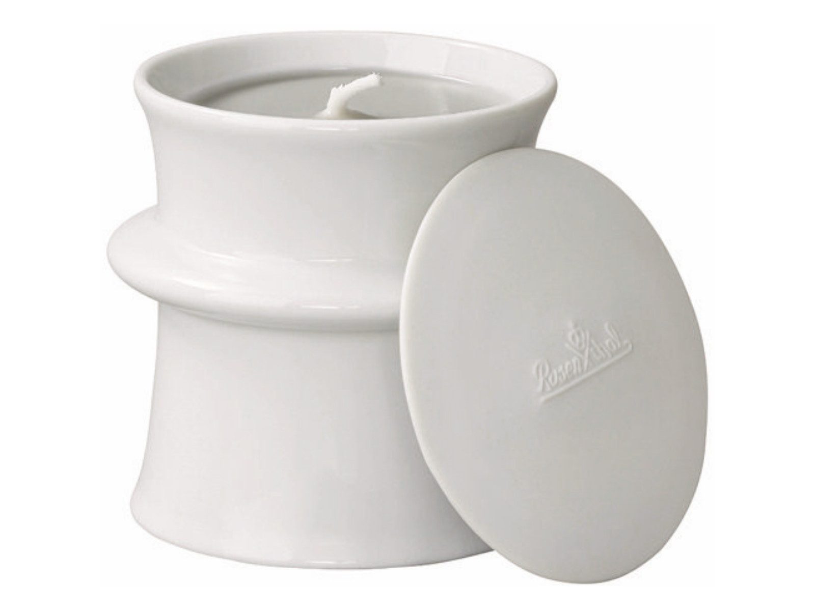 Rosenthal Duftkerze Rinki Duftkerze klein weiß 10cm 2tlg